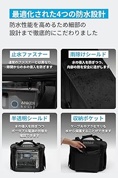 Anker Solix C1000 専用バッグ付き Anker Solix C800 Plus Portable Power Station with Solix