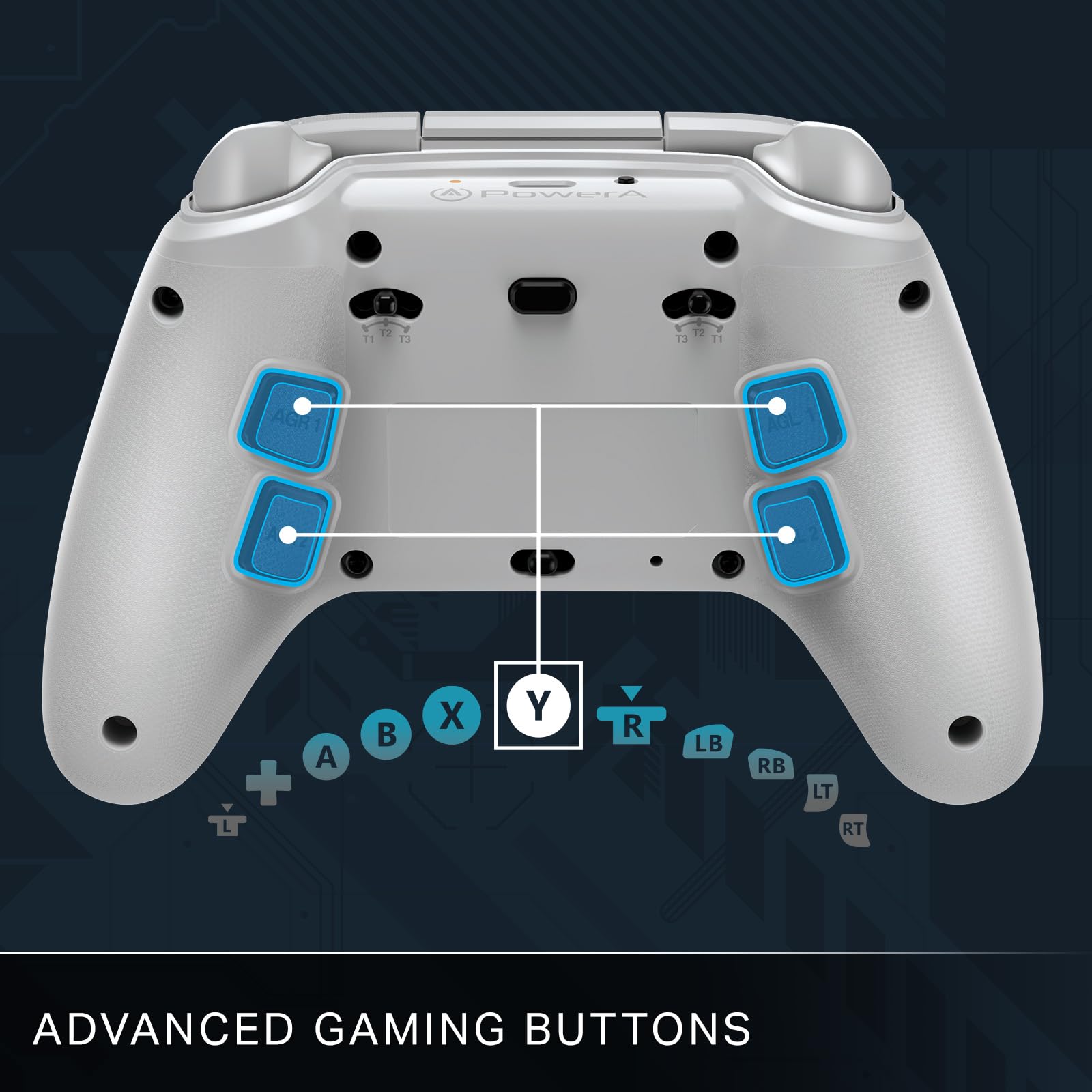 PowerA OPS v1 Wireless Controller for Cloud Gaming - Fortnite Edition, gamepad, wired video game controller, gaming controller, works with Windows 10/11