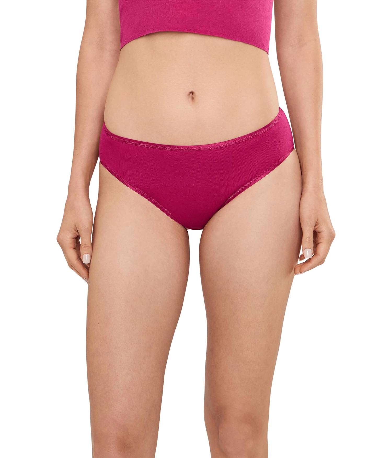 Hanro Cotton Seamless Hi Cut Briefs - thumbnail 9