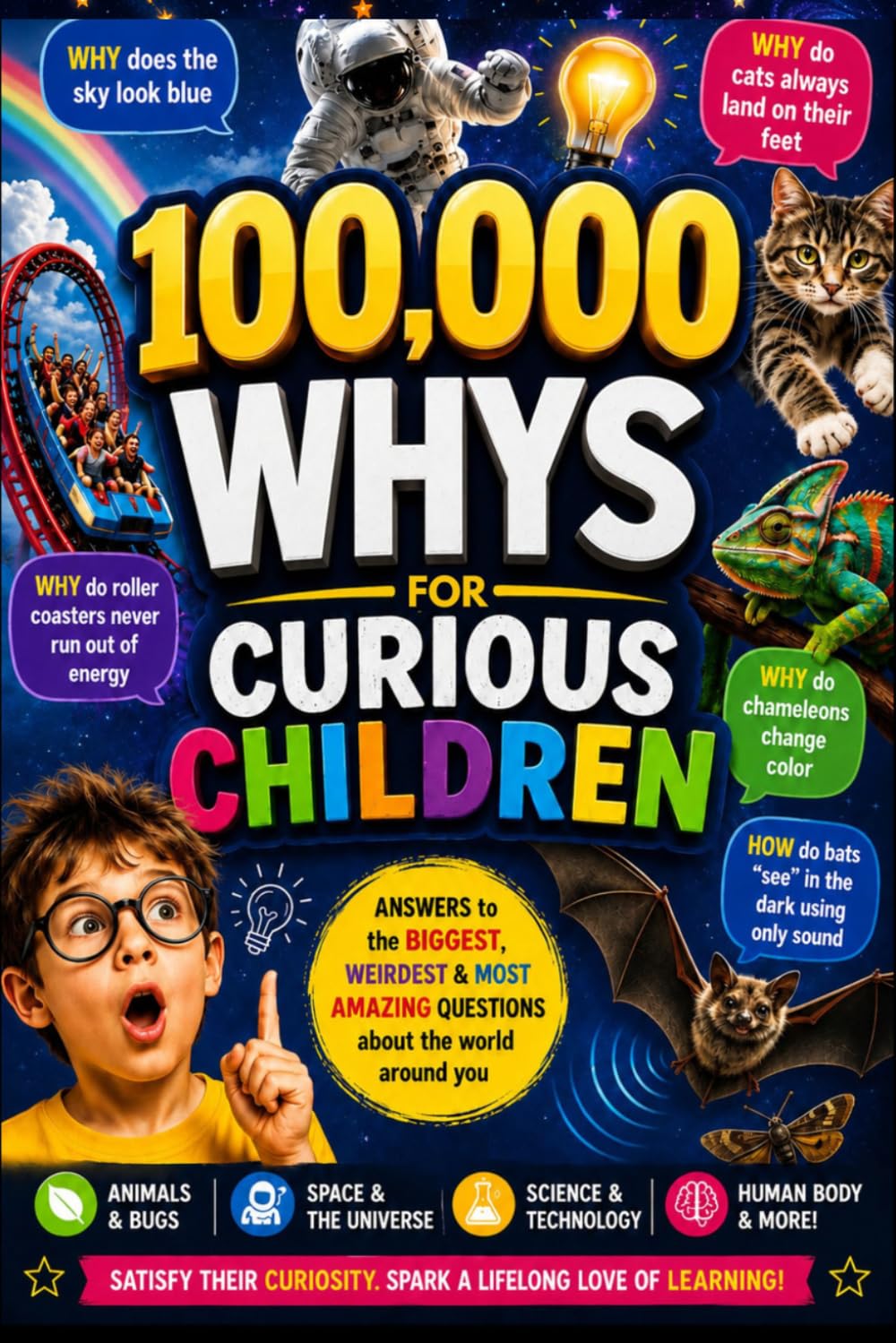 100,000 Whys for Curious Children: Answers to the Biggest, Weirdest &Most Amazing Questions about the World around you