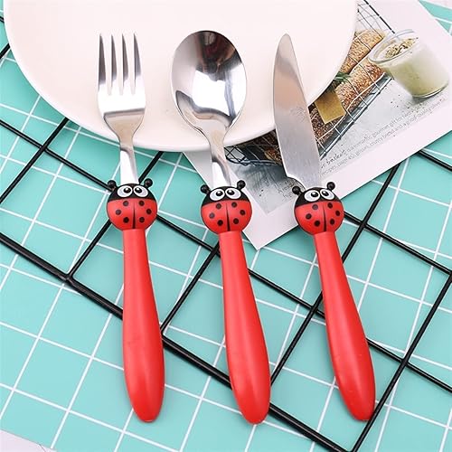 Miniatura 5 de Beetle Creative Cute Stainless Steel Kitchen Utensils Set of 12 Pieces Including Knife Fork and Spoon Dishwasher Safe
