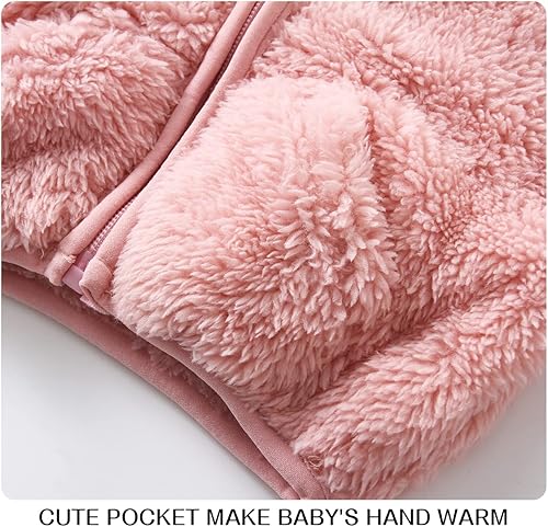 Miniatura 5 de Chaqueta de forro polar para bebé, ropa de vino para niña, abrigo para niños pequeños