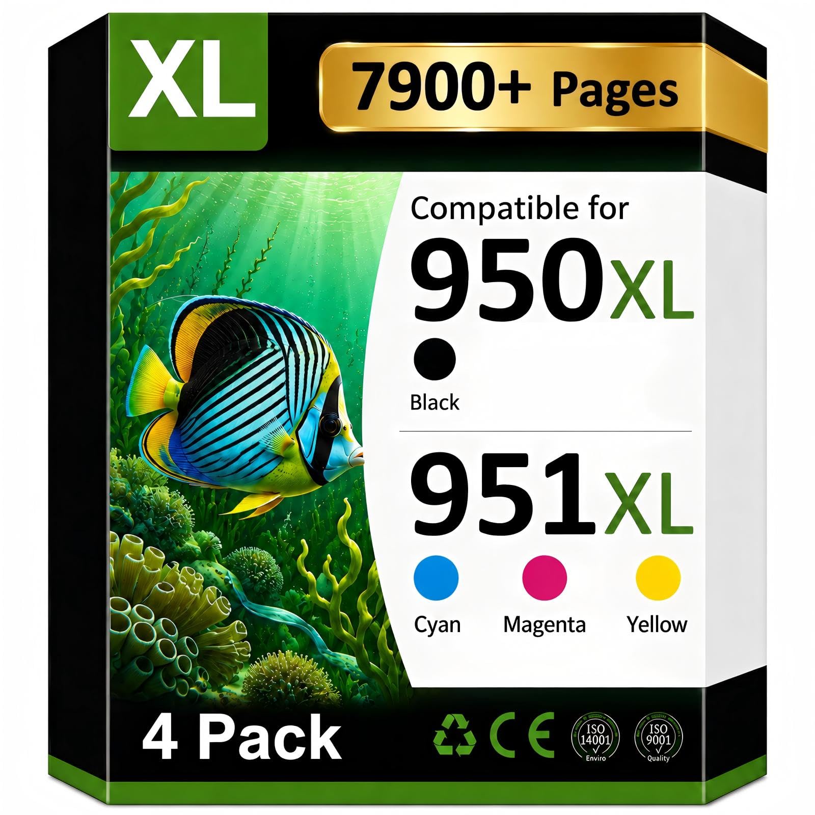 Photo 1 of SUTANGXU 950XL Ink Cartridges Combo Pack for HP OfficeJet Pro
