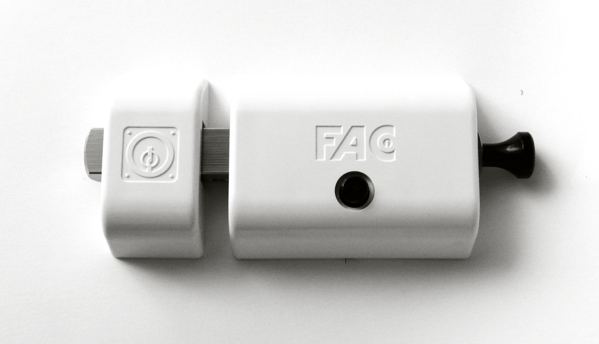 Fac 446-RP/80 - Cerrojo MAGNET UVE, acabado blanco (01923)