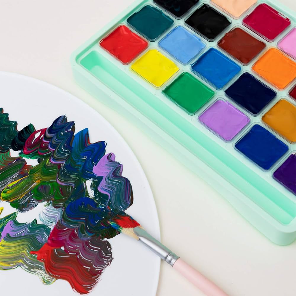 Amazon | HIMI 水彩絵の具セット ガッシュ グワッシュペイント