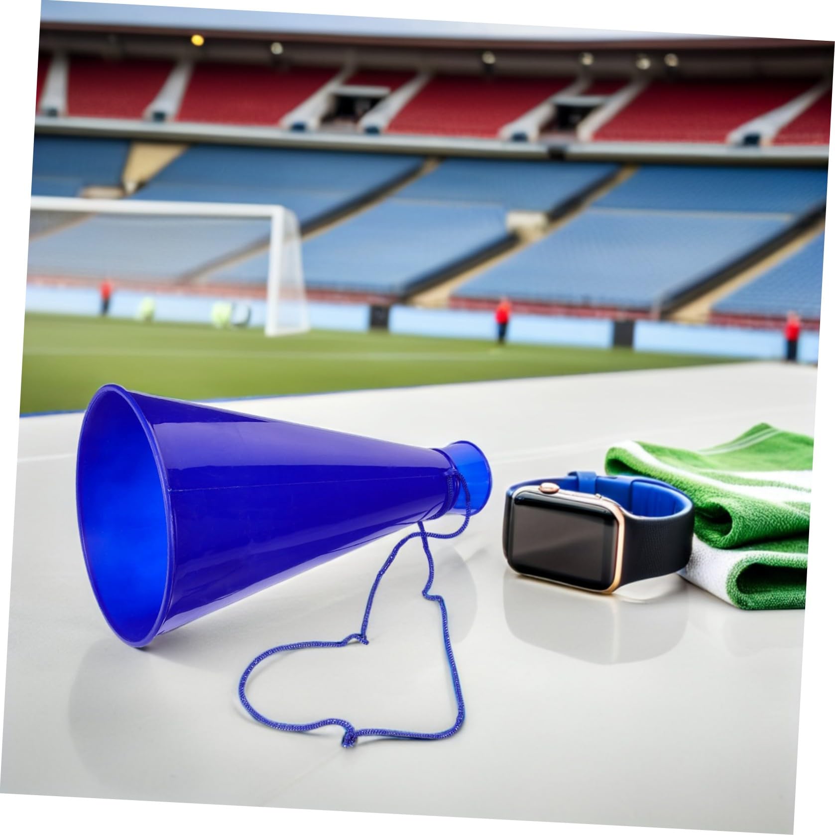 4 Pezzi Megafono in Plastica Colorato per Feste e Partite di Calcio Giocattolo Tromba da Festa per Accessorio Rumoroso per Eventi Sportivi e Celebrazioni