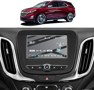 Screen Protector for 2018-2024 Chevy Equinox LS LT RS / 2023 2022 Trailblazer Screen Protector 7 Inch Navigation Display 2023 2024 Equinox Screen Protector Tempered Glass 2022 2023 2024 Chevy Equinox Accessories 9H Hardness Anti Glare & Scratch HD Clear LCD GPS Touch Screen Protective Film (7In)