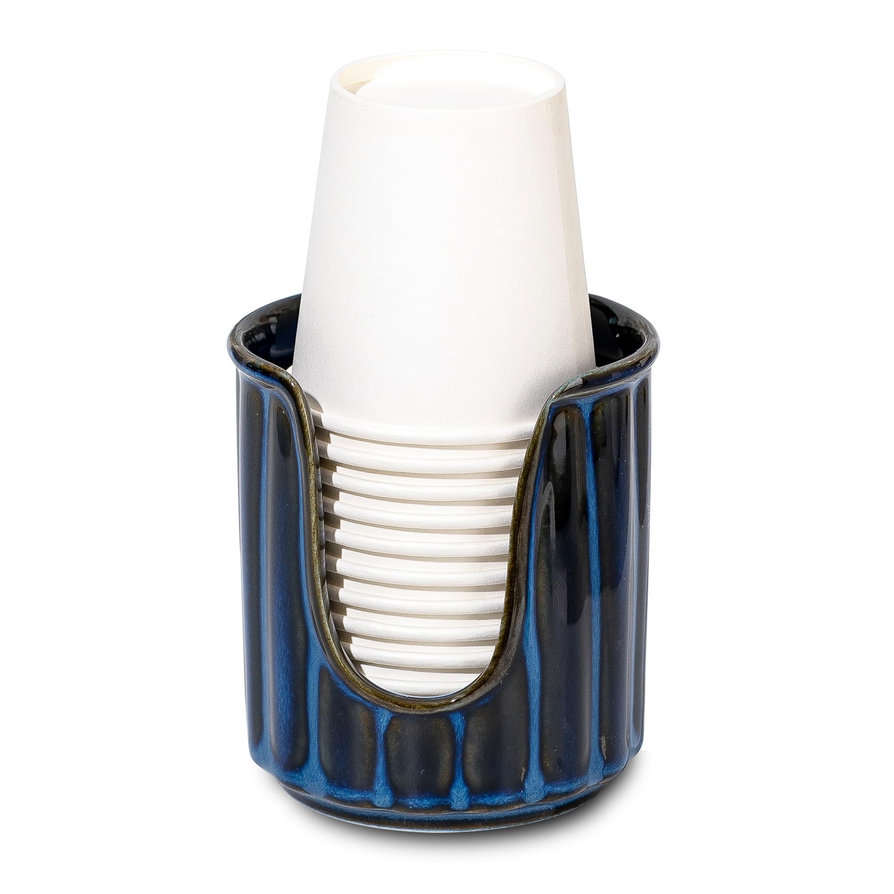 Distributeur de gobelets en céramique TANEW porte-tasse de 88 ml - 8