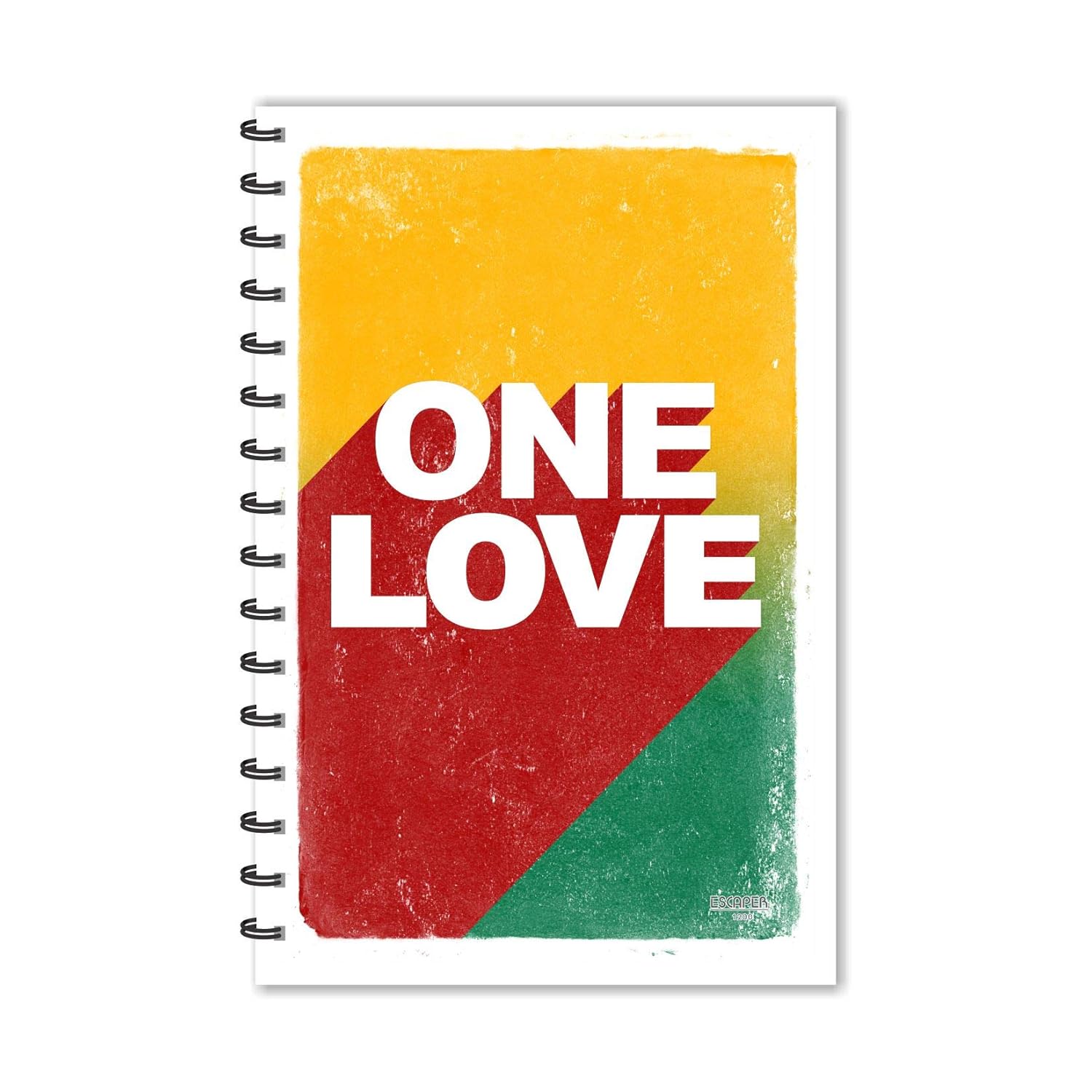 ESCAPER One Love Diary Ruled A5 Size 8.5 x 5.5 inches Vintage
