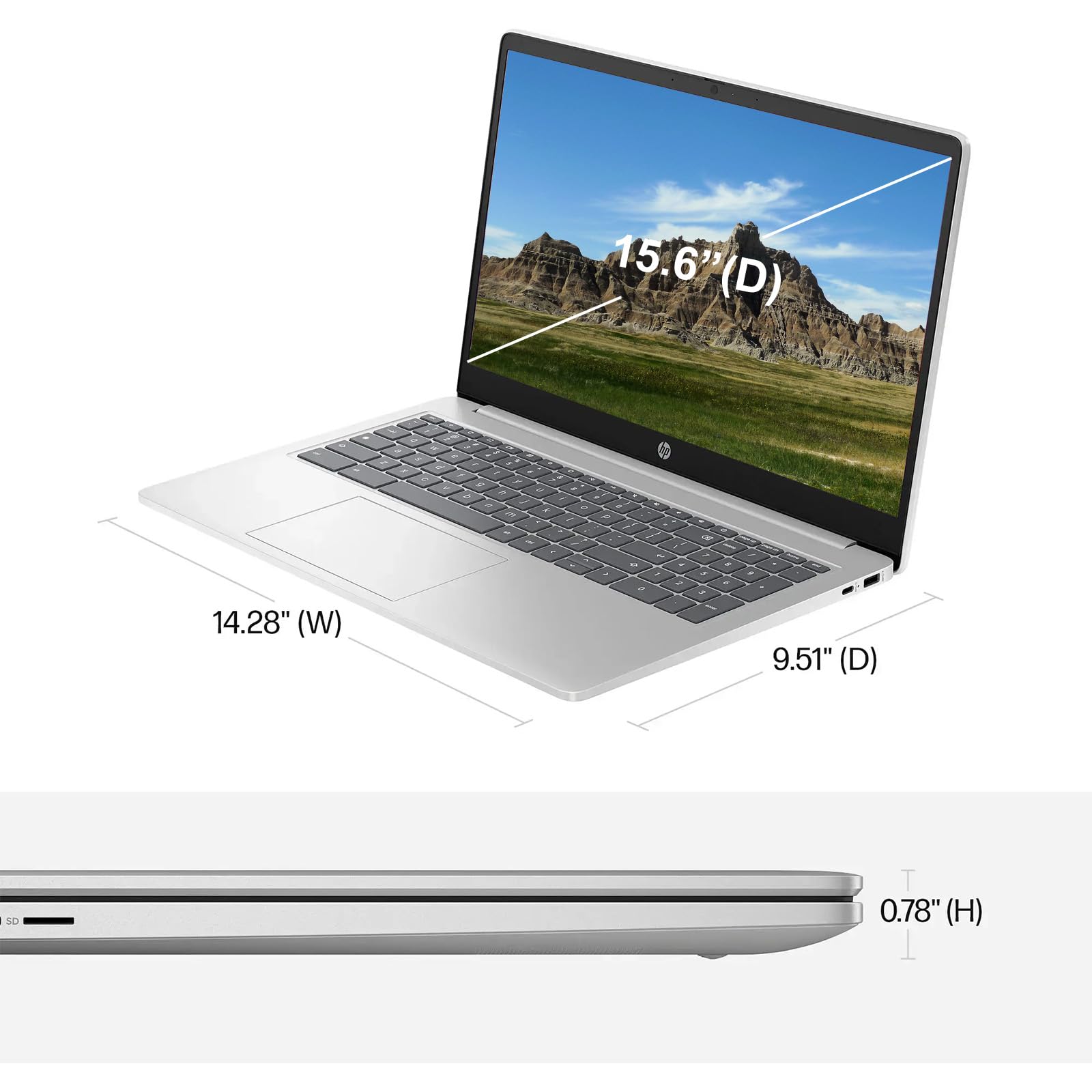 Amazon.co.jp: HP Chromebook 15.6インチノートパソコン、超軽量