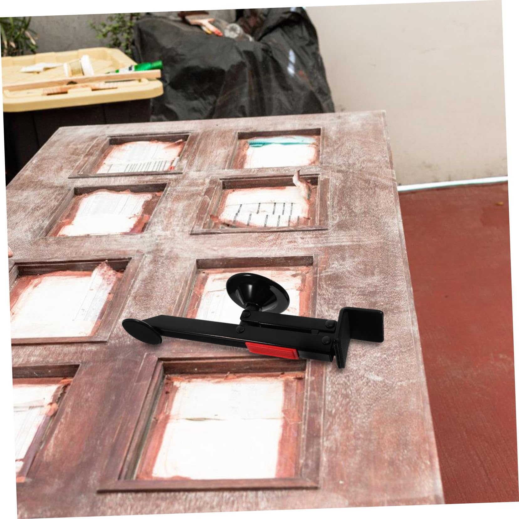 Hemobllo Attrezzo Per Sollevare Porte a Pedale Per Installazione Porte in Legno, Strumento Di Sollevamento Porta Pesante Per Falegnami, Utensile Manuale Per Installatori Professionali