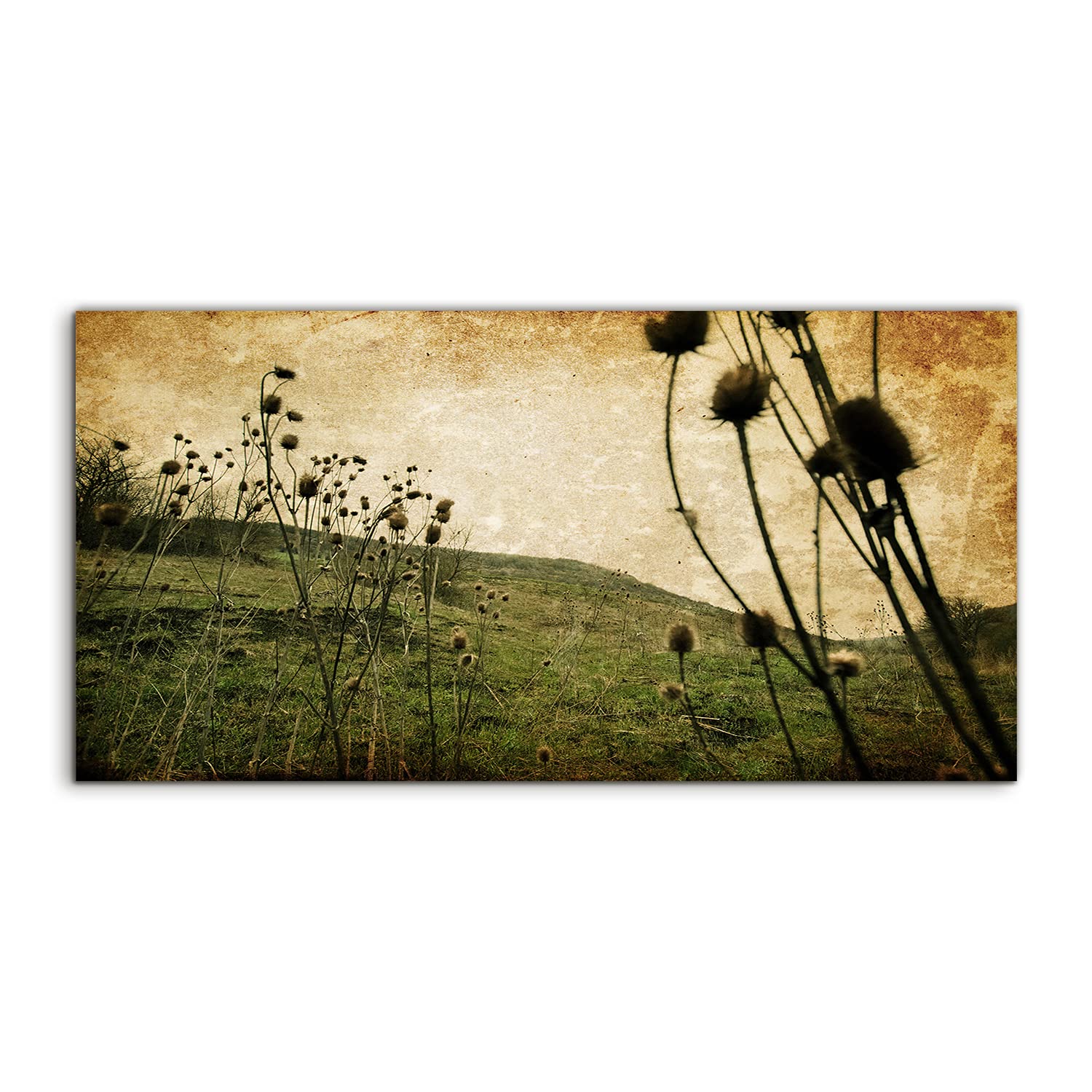Tableau acrylique Meadow Flowers 100x50cm pour salon - 8