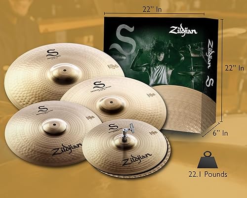 Miniatura 37 de Zildjian LV38 - Paquete de platillos de bajo volumen con bolsa de platillo, baquetas y paño de pulido de Austin Bazaar Paquete con baquetas