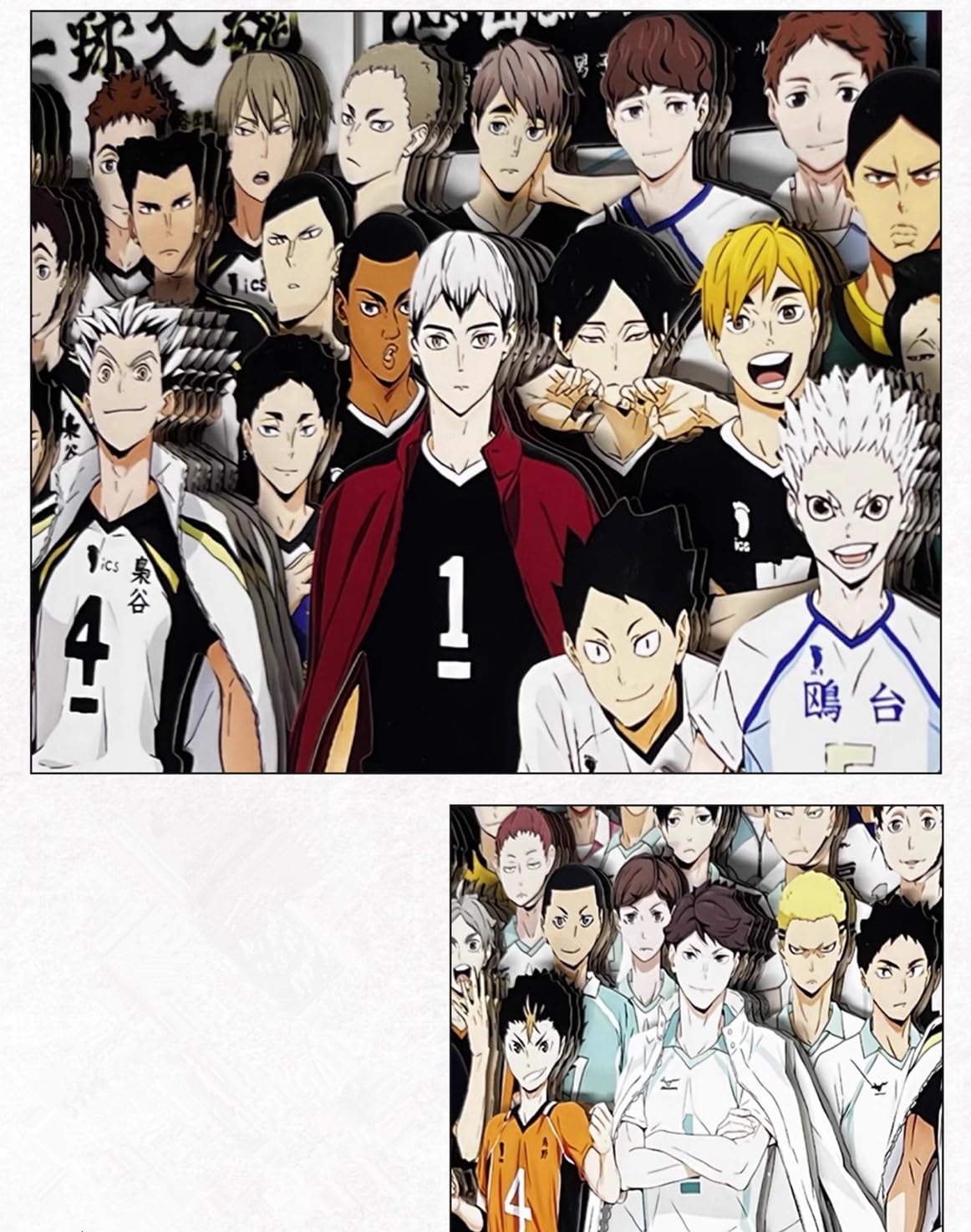 ハイキュー　春夏秋冬　クリアファイル　烏野　音駒　梟谷　青葉城西　伊達工　白鳥沢 ハイキュー 春夏秋冬 クリアファイル 烏野 音駒 梟谷 青葉城西