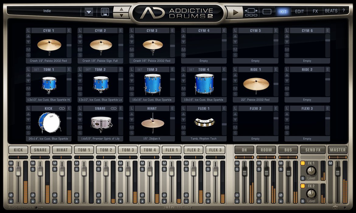 Amazon.co.jp: XLN Audio Indie Addictive Drums 2 専用拡張音源