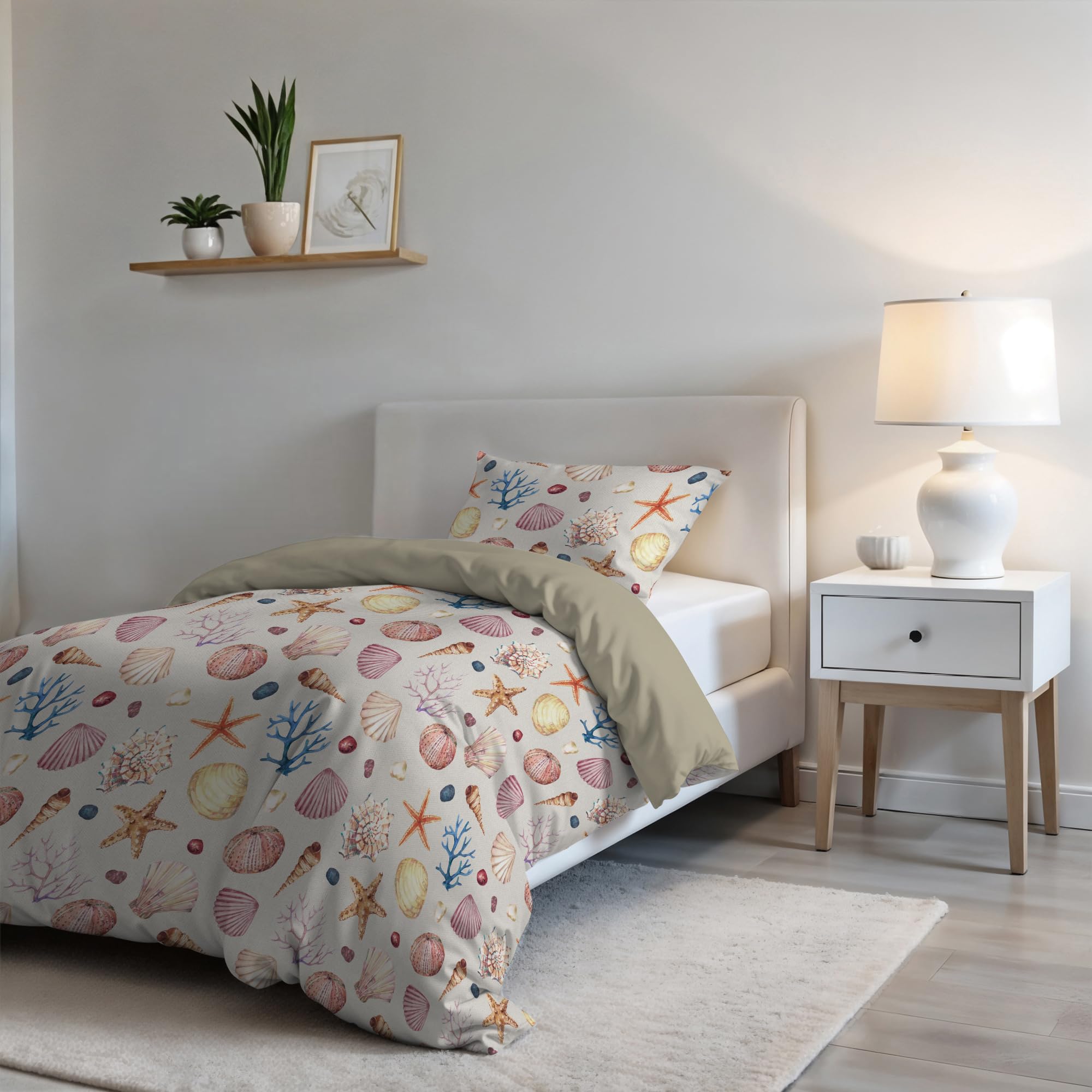 Italian Bed Linen Duvet Cover Fashion, Marea, Small Double