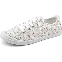 Womens Slip-On Canvas Sneakers, Low Top Walking Shoes
