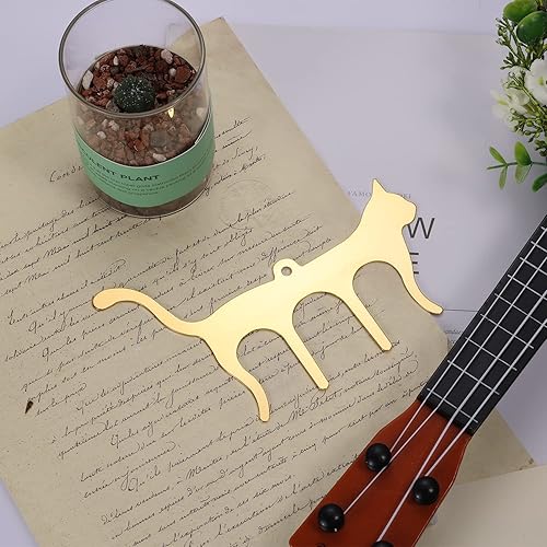 Miniatura 3 de Clip de metal para libros de música en forma de gato clips de soporte de música para jugar al aire libre papel de notas libros de piano guitarra