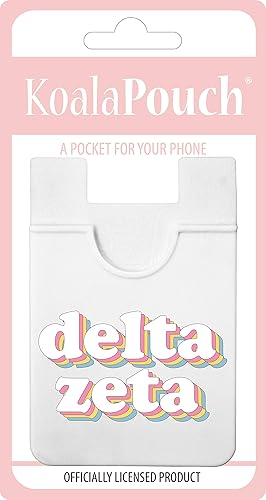 Miniatura 2 de Sorority Shop Delta Zeta Koala Pouch - Tarjetero de diseño retro para funda de teléfono, cartera para teléfono adherente, ultrafina y ligera, para