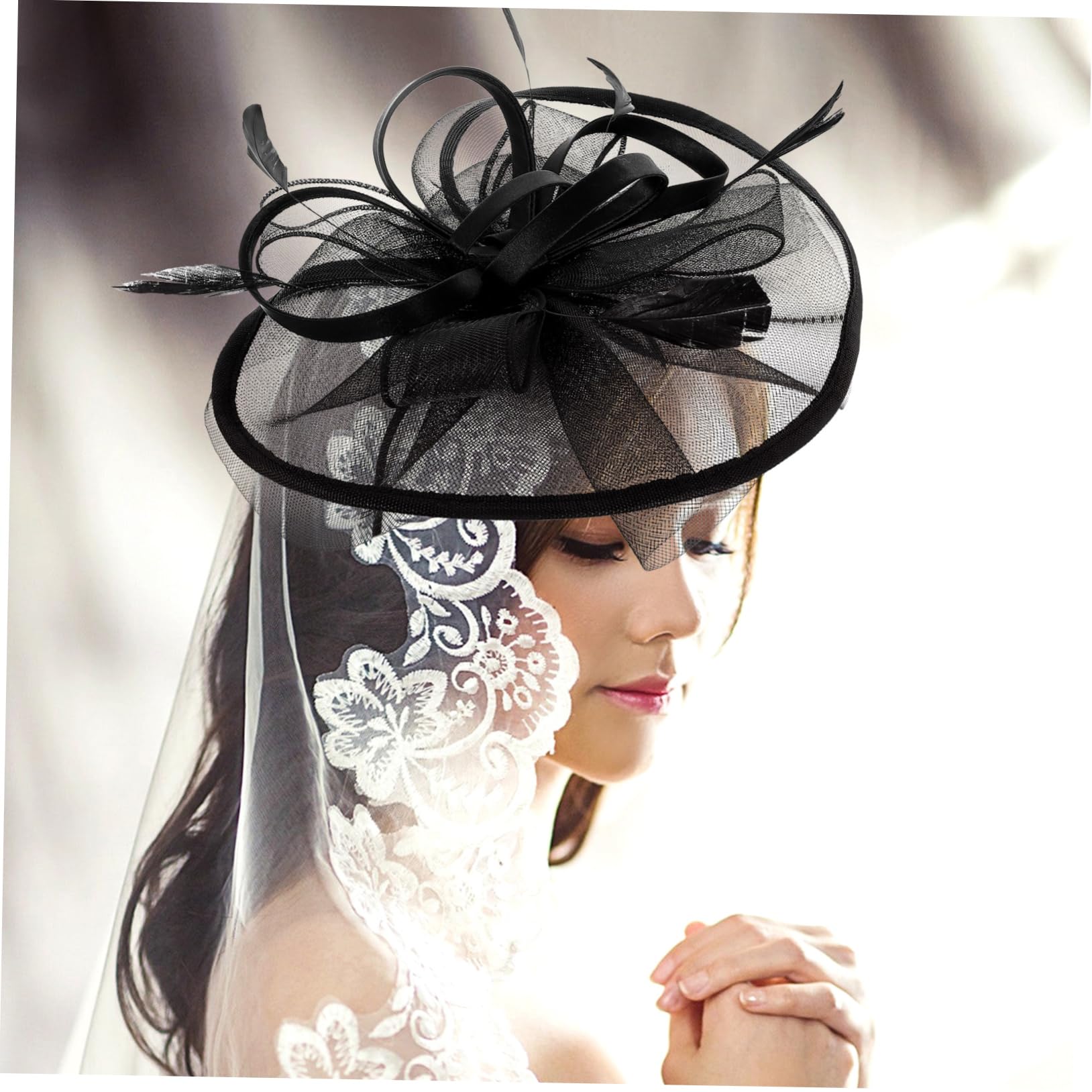 FRCOLOR Lot De 2 Bandeaux Festifs En Maille Pour Mariage Fête Thé Soirée Dansante Pour Femmes
