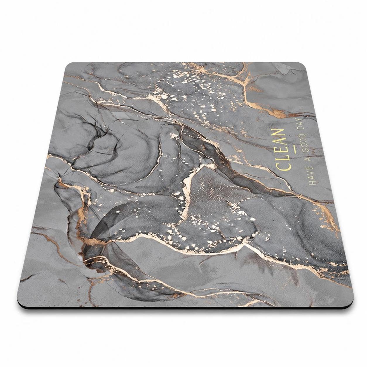 Tapis Bain en Terre Diatomée, Gris marbre, 80x120cm