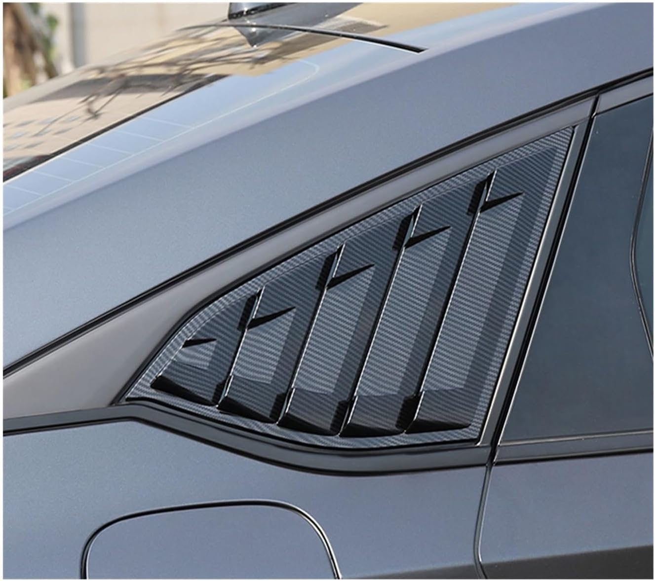 2pcs Car Rear Side Window Louvers for Accord 10th Gen 2018 2019 2020 2021 2022,Car Side Rear Triangular Window Spoiler Shutter Window