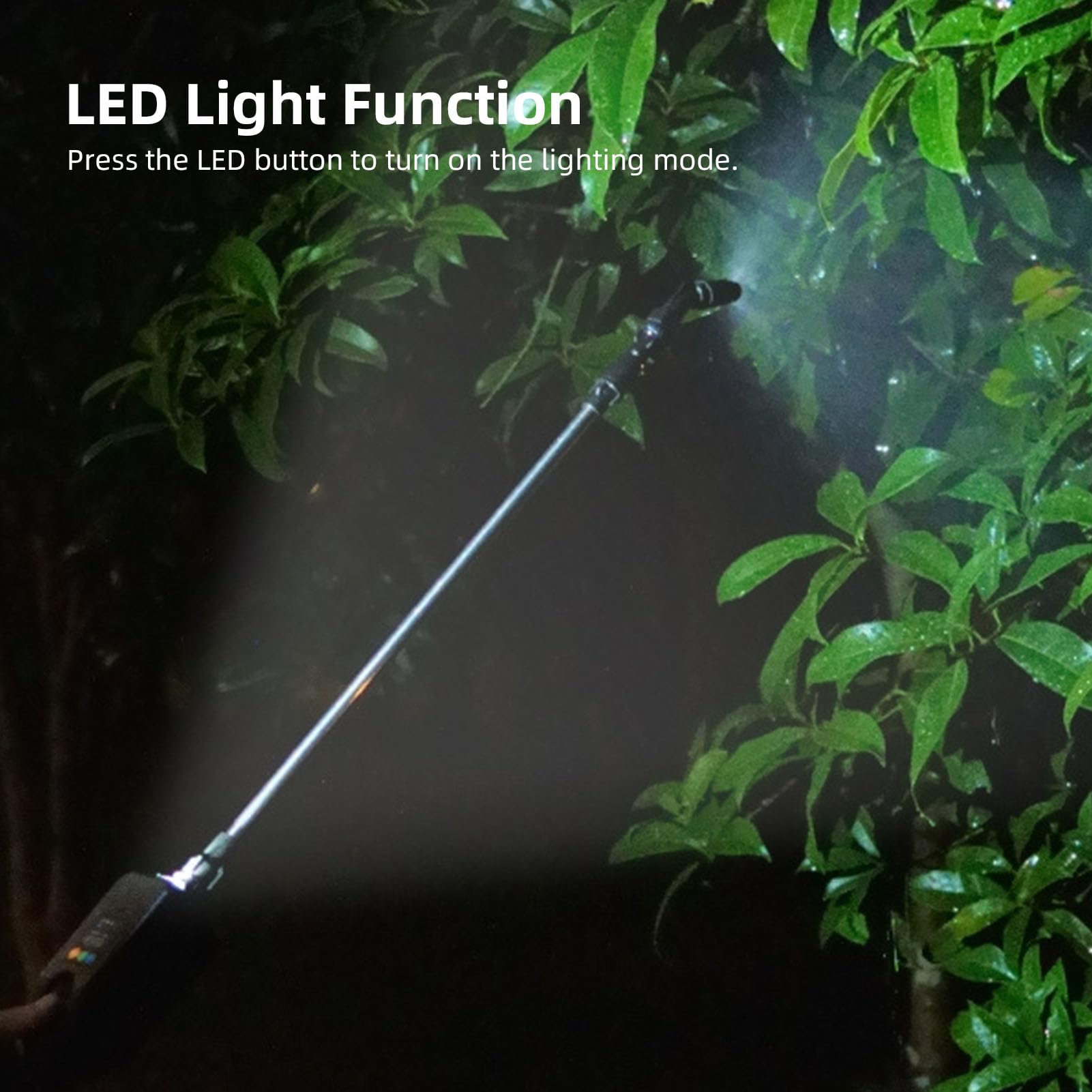Luocute Varilla Pulverizadora Eléctrica Recargable, Lanza Telescópica Eléctrica para Pulverizador for Jardinería y Fumigación