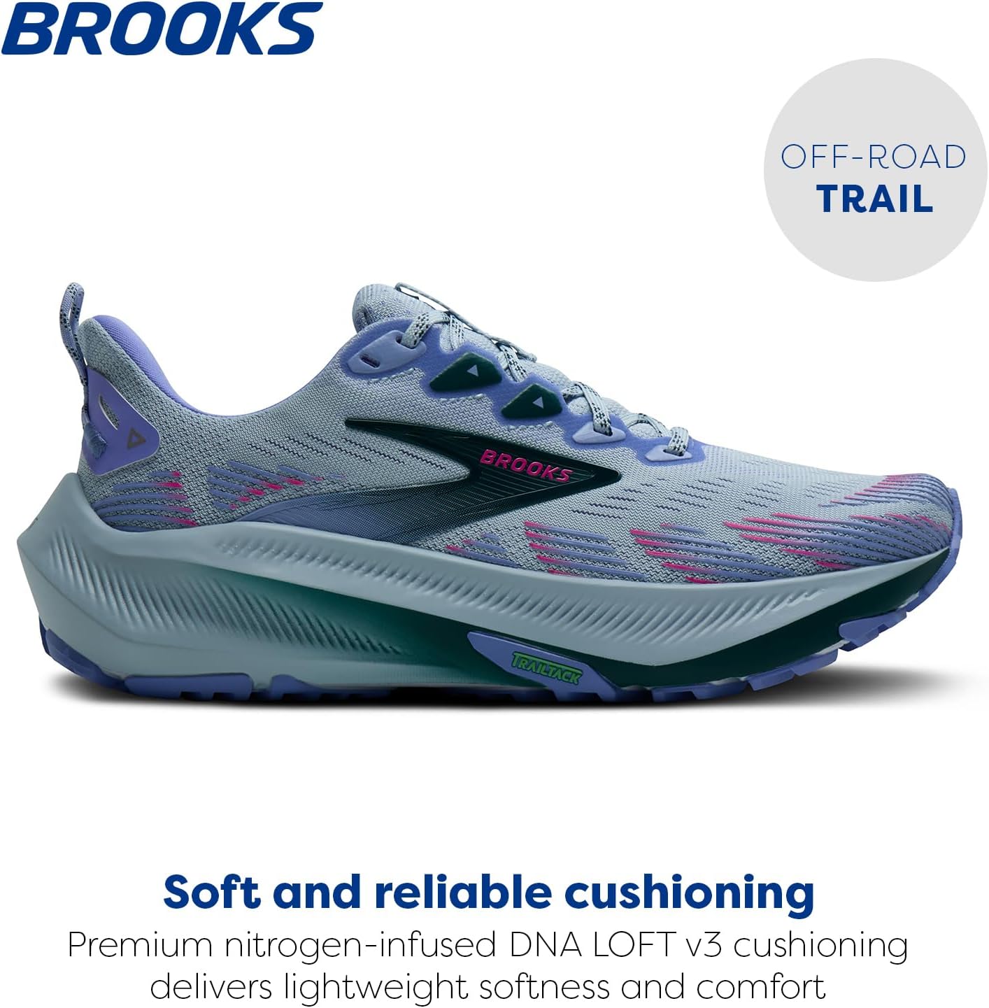 Brooks Women's Ghost Trail, Versatile Off-Road Running Shoe for Rugged Terrain - Image 2