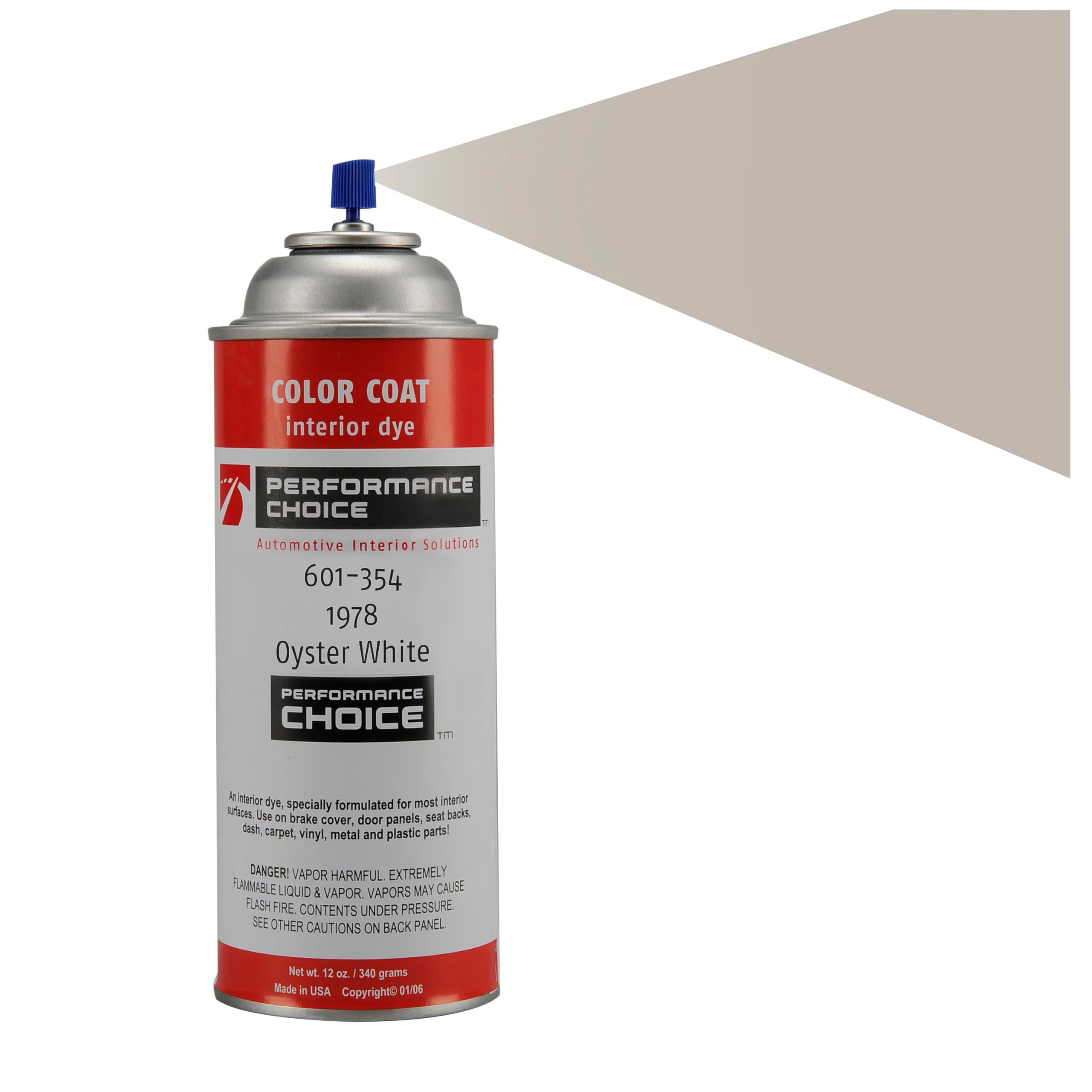 Mid America Motorworks 1978 Corvette C3 Oyster White Color Coat Interior Refinish 12oz Aerosol