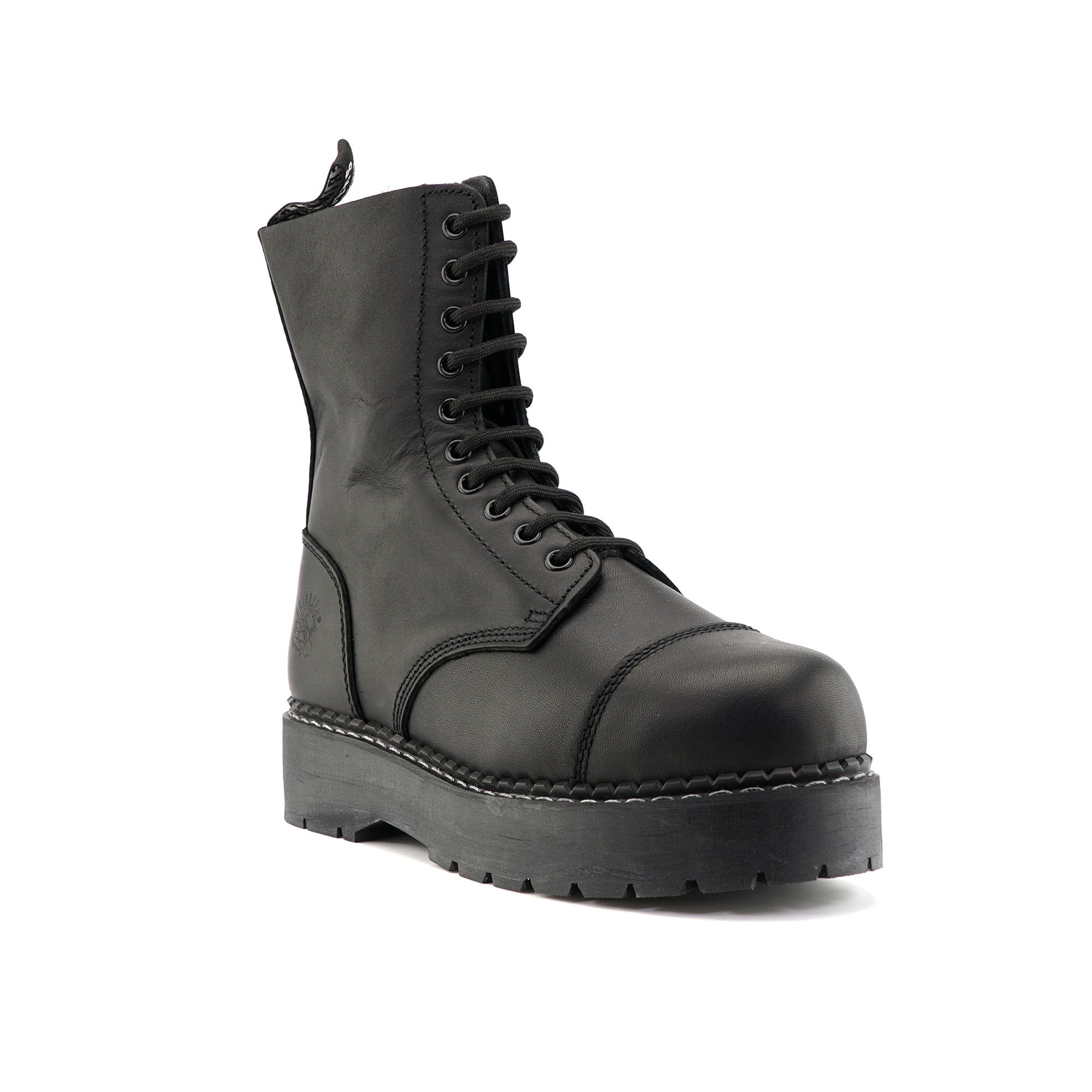 Grinders Męskie buty BHP z noskiem stalowym Bulldog ACS w stylu derby, kolor czarny, Czarny, 45.5 EU