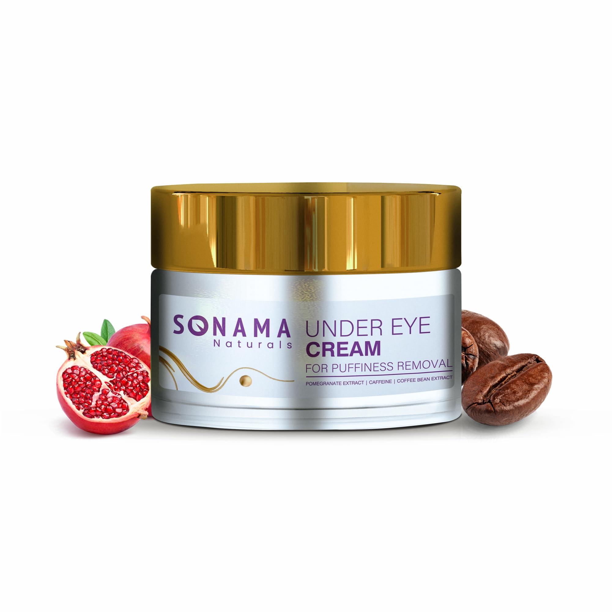 Under Eye Cream with Caffine | Reduces Pufiness, Dark Circles, Wrinkles and Fine Lines | For All Skin Types - 30g-image-42
