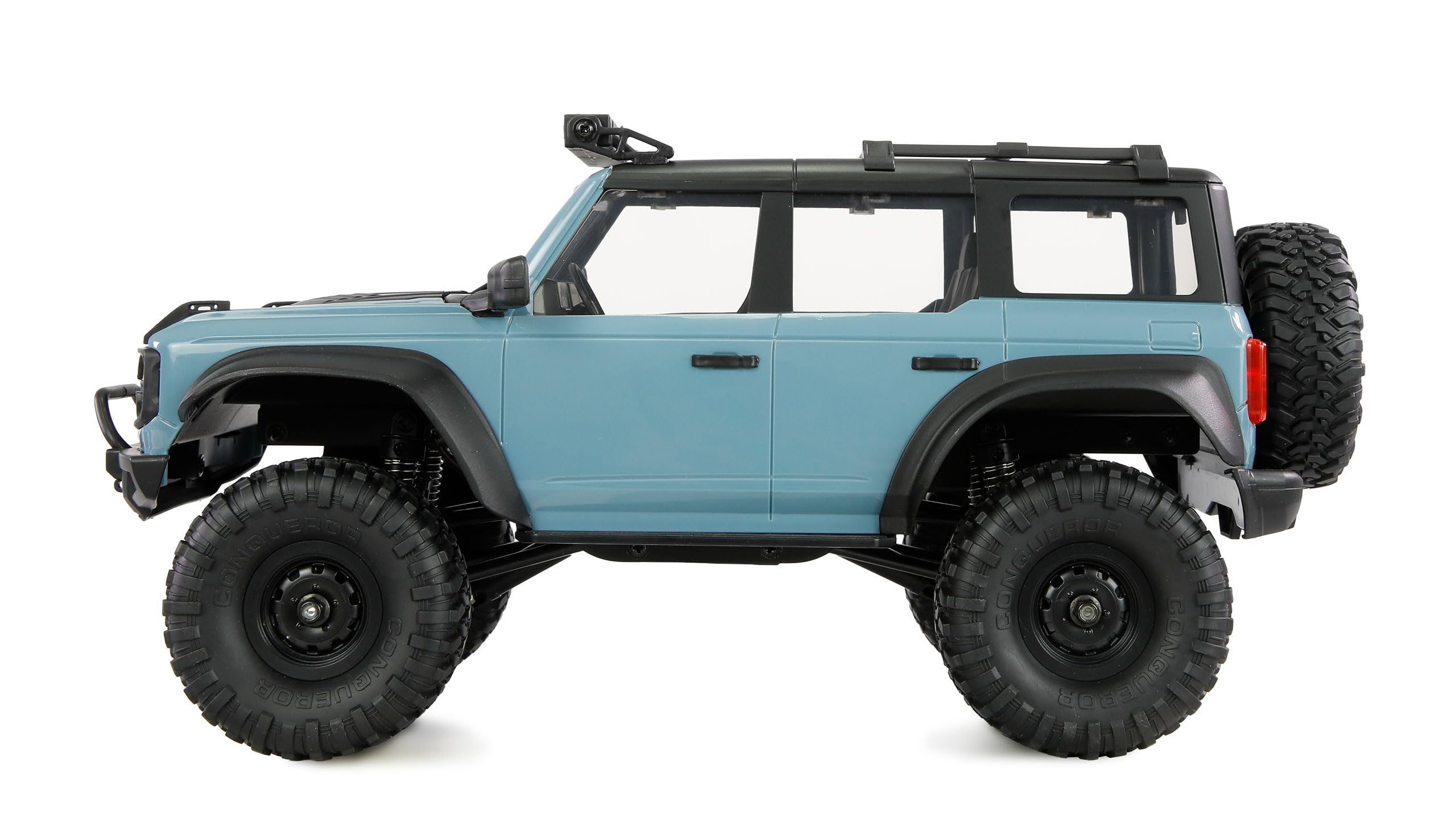 Amewi AMXRock Mini-Caballo Scale Crawler 4WD 1:16 RTR niebieski z pilotem zdalnego sterowania, akumulatorem, kablem do ładowania