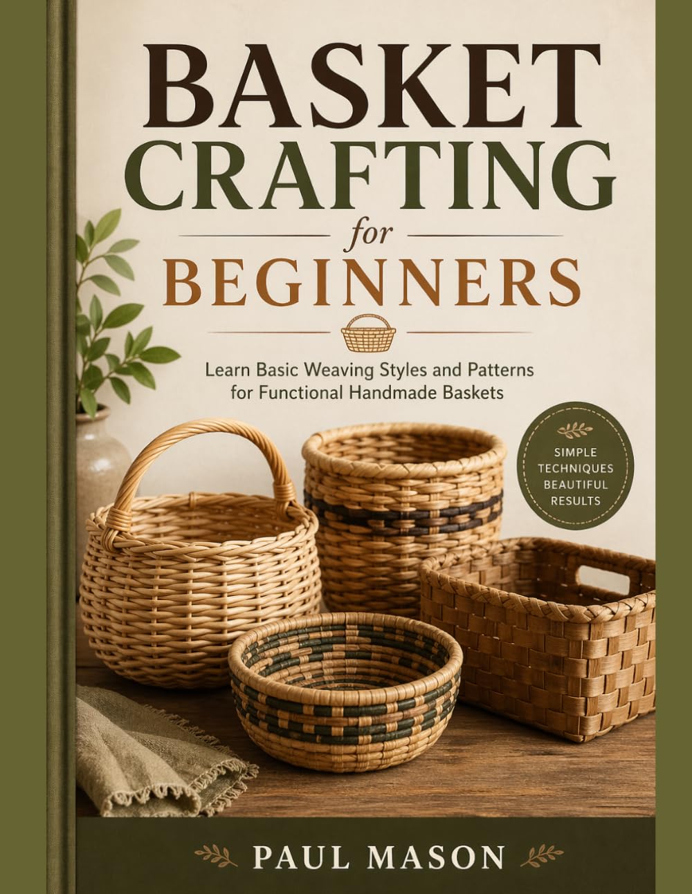 Basket Crafting for Beginners: Learn Basic Weaving Styles and Patterns for Functional Handmade Baskets