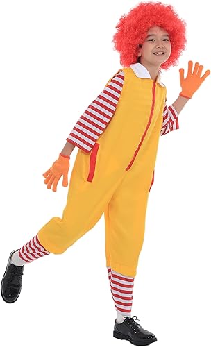 Miniatura 4 de 4 piezas de payaso de Navidad para niños, disfraz de payaso de circo, carnaval, niños y niñas, Halloween Cosplay