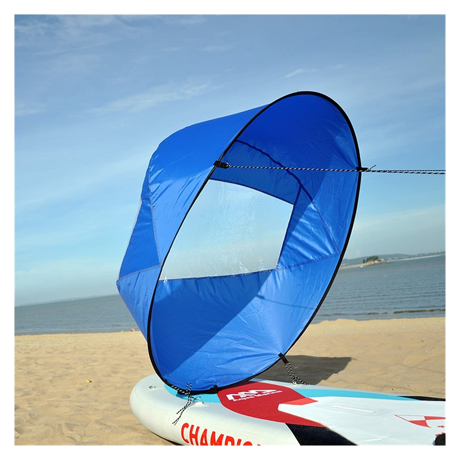 Vela Gonfiabile Per Windsurf E SUP - 4,3 M, Base Girevole 360°, In PVC Oxford, Con Zaino!