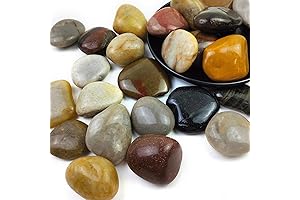 5LB Mixed Color River Rocks: Polished Stones for Landscaping