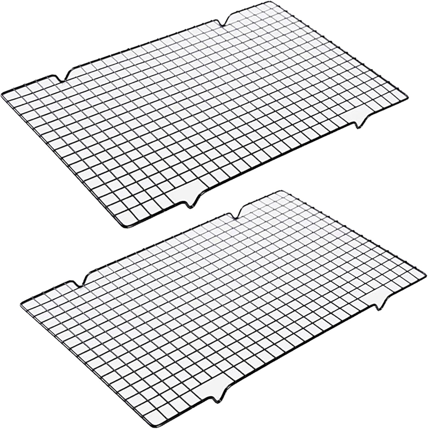 QISF Cooling Rack for Baking,2 Pack Stainless Steel Wire Tray for Cake
