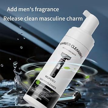 218ml Razor Cleaning Fluid Compatible With Braun S3 5 6 7 8 9 CT Series Shavers,Cleans Your Shaver, Removes Residual Hair & Skin Particles(1 PCS)