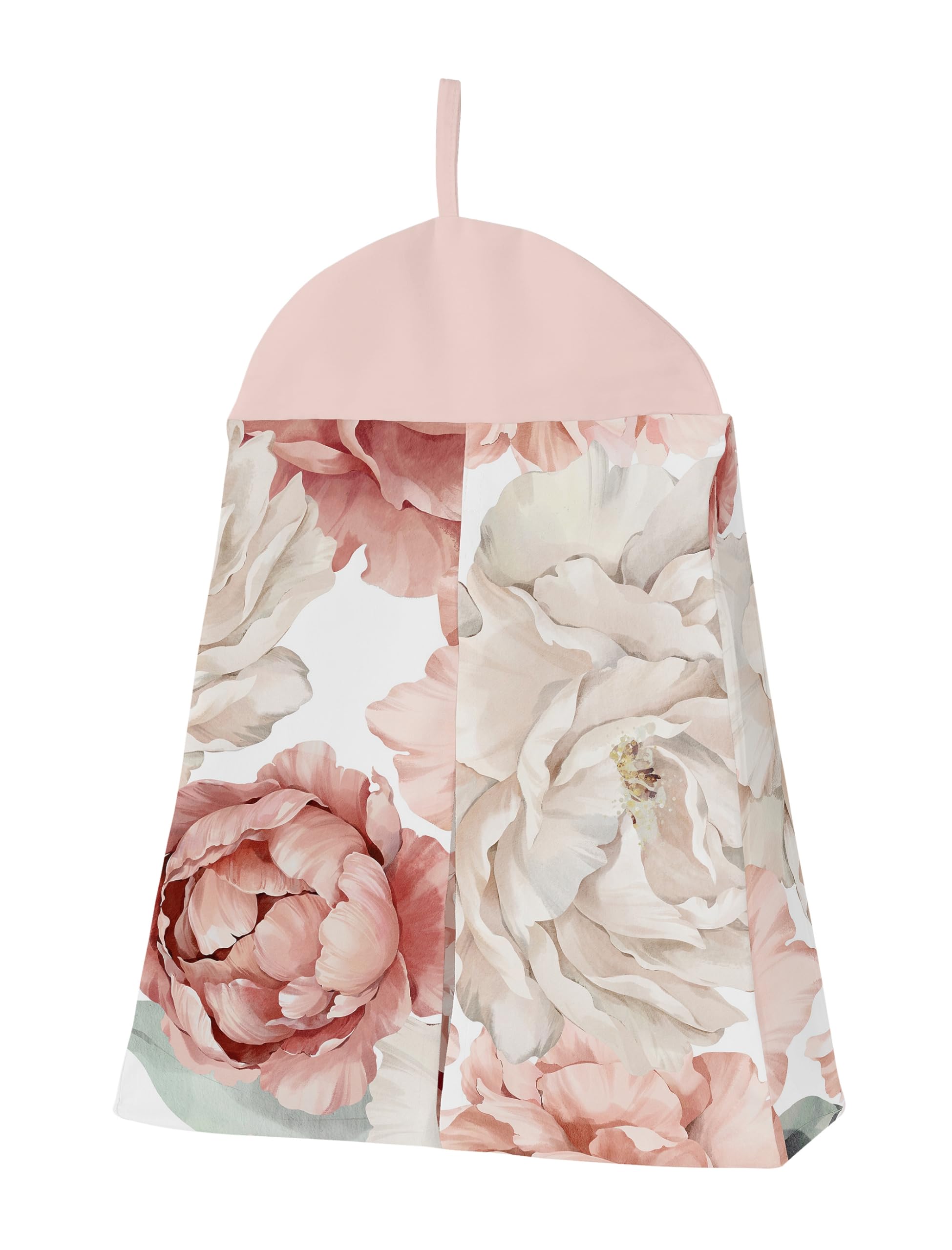 Sweet Jojo Designs Breathable Mesh Crib Liner - Blush Pink Boho Floral, Fits Standard Cribs