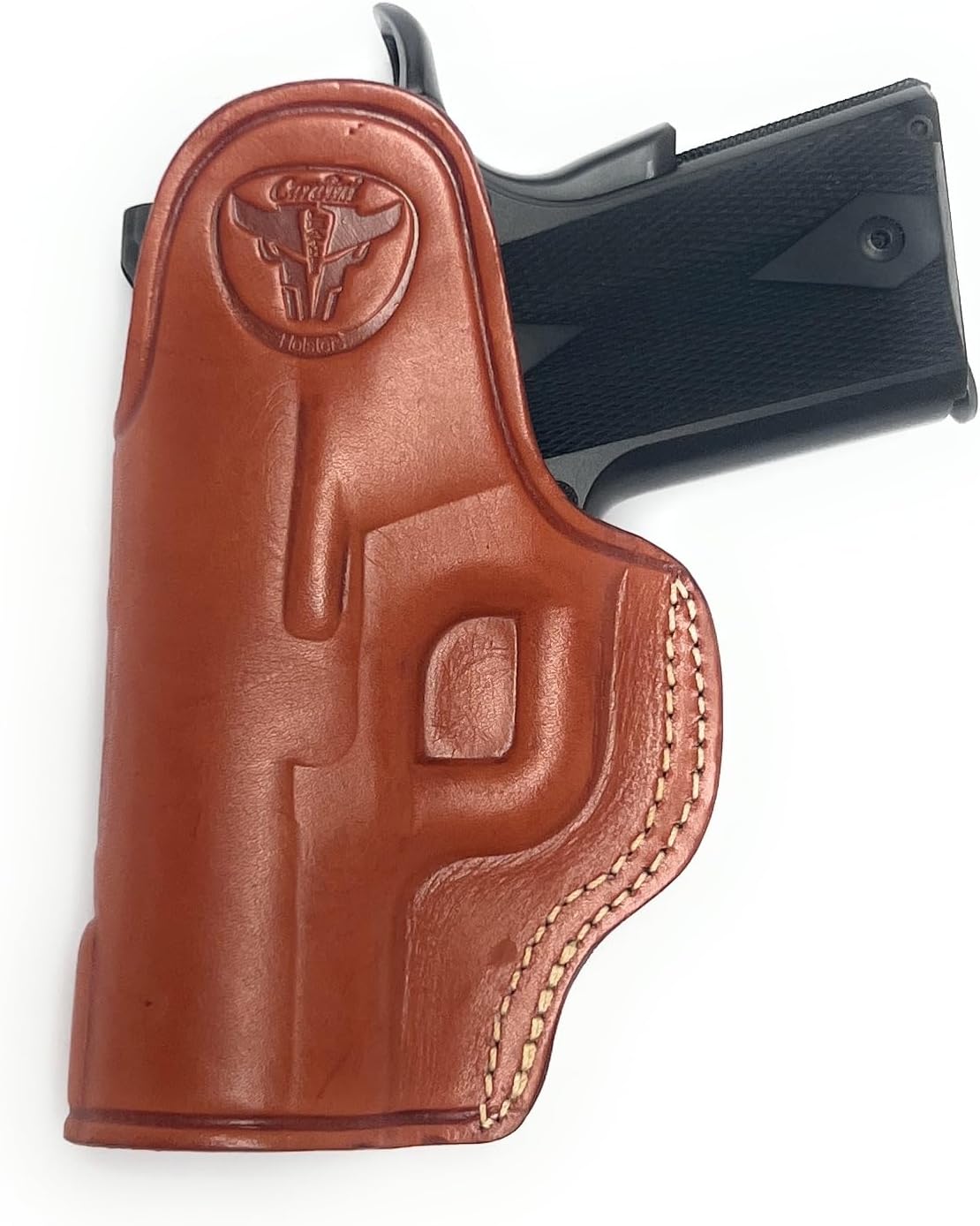 Cardini Leather Premium IWB Leather Holster | Fits P365 XL Holster, P365 XMACRO, 1911 3", CZ 75 Compact, CZ P10 C, 1911 3", Ultra Carry, EVO SP, Ultra Tactical 2
