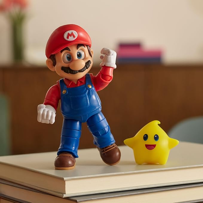 Muñeco de Acción Super Mario Galaxy 5” con Luz y Oscuridad miniatura 2