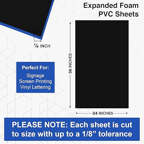 Miniatura 67 de Duco USA-Made Expanded PVC Sheet 1/8" Thick - 8 Pack of 6 x 12" Matte White Closed Cell Foam Board - Lightweight Rigid 3mm PVC Plastic Sheet for