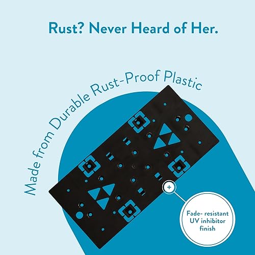 Miniatura 4 de Architectural Mailboxes PLMB06AM Soporte de plástico para buzón, color negro