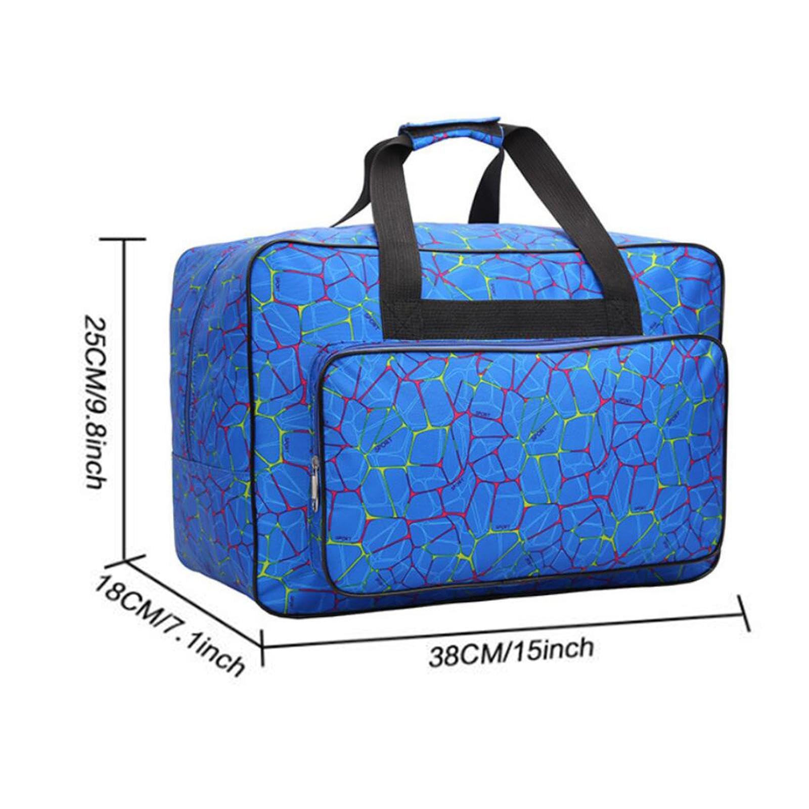 LOVIVER Bolsa de Transporte para Máquina de Coser, Opción para Llevar a Casa, Azul, Individual