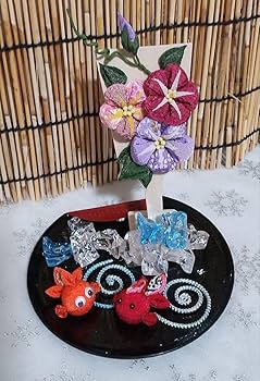 真夏のアレンジプレート飾り 真夏のアレンジプレート飾り