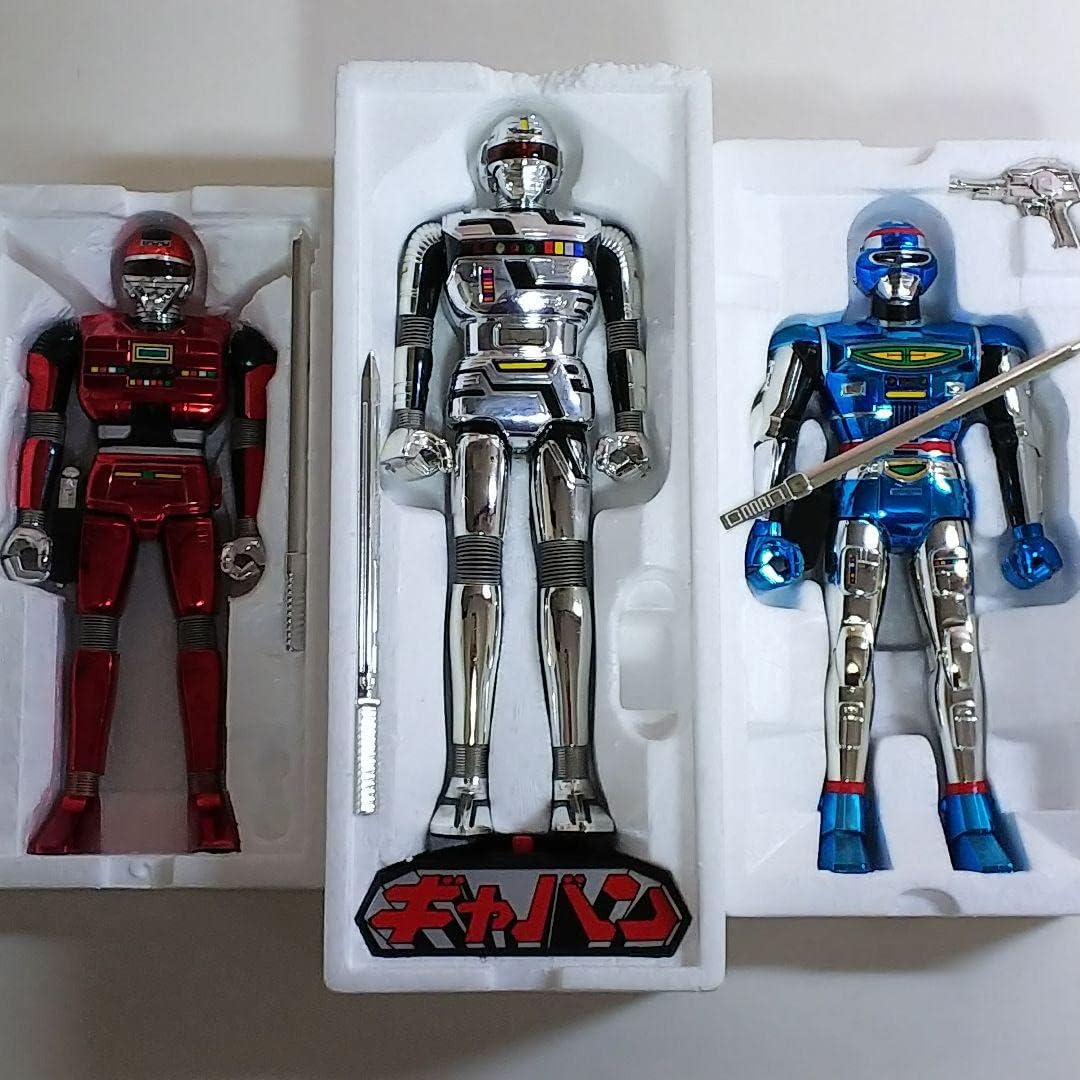 電子「宇宙刑事ギャバン・シャリバン・シャイダー」３個セット（新品・当時モノ） 電子宇宙刑事ギャバン シャリバン シャイダー3個セット 当時モノ