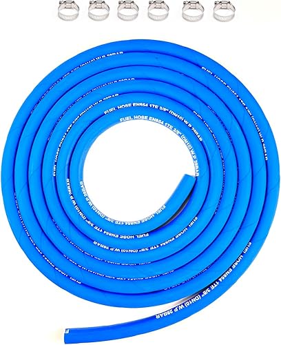 Vista 15 de Manguera de línea de combustible 4AN 1/4 pulgadas, manguera de alta presión 2.8Mpa 400PSI 0.236 in 5FT para sistemas de combustible, motores