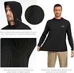 BASSDASH Men’s UPF 50+ Graphic Fishing Hoodie Shirts UV Sun Protection Long Sleeve Moisture Wicking Performance FS48M