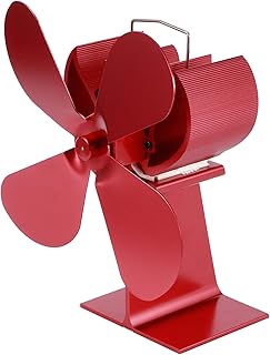 4 ostrza wentylator do pieca wysokiej jakości, wentylator do piekarnika energooszczędny niski poziom hałasu trwały skutecznie kominek wentylator salon prezent na boże narodzenie dla domu;
