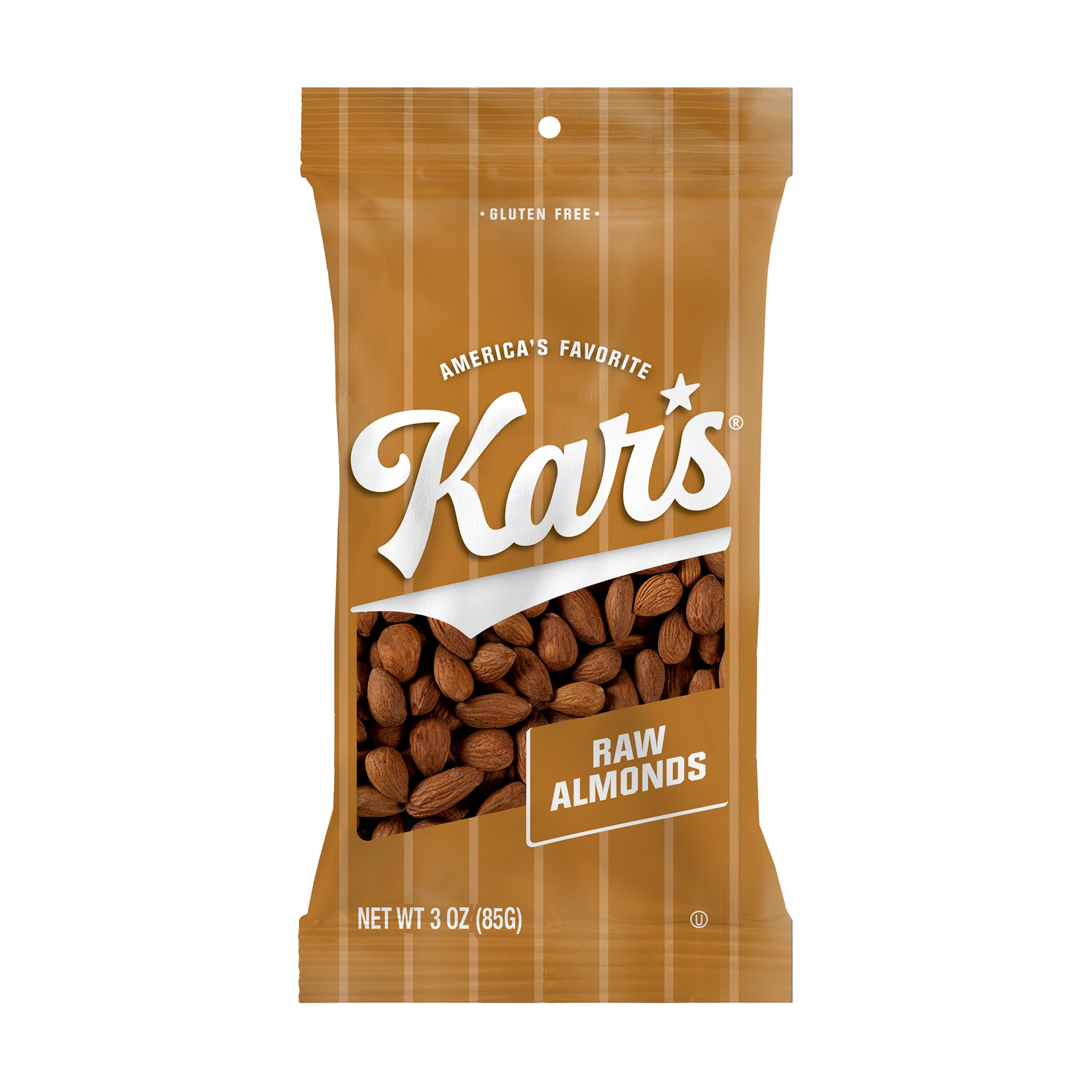 Kar's Raw Almonds / 3 Ounce (Pack of 12) / 1 Almonds